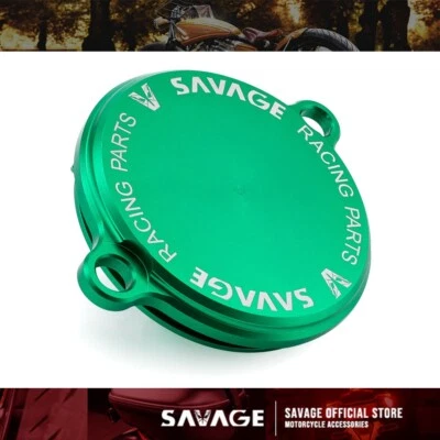 Tapa de filtro de aceite de motor CNC para Kawasaki KAWASAKI NINJA 250SL Z250SL Foto 1 de 4