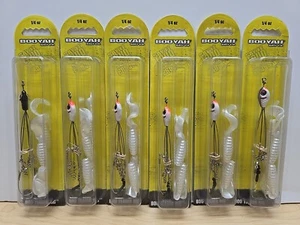 6 Booyah Bait Boo Teaser Rig Striper Bass 1/4 1/4oz Umbrella Twister Pike H - Picture 1 of 3