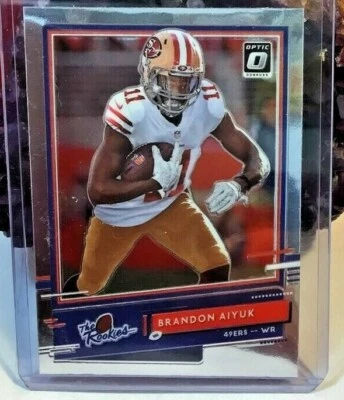 BRANDON AIYUK 2020 PANINI DONRUSS OPTIC THE ROOKIES RC SAN FRANCISCO 49ERS - Image 1 of 2