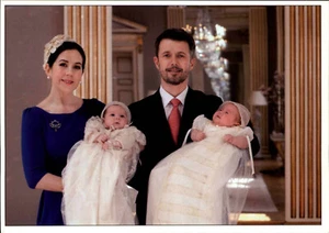 Adel & Monarchie Dänemark: Prince Vincent Prinsesse Josephine 2011 Postkarte - Picture 1 of 2