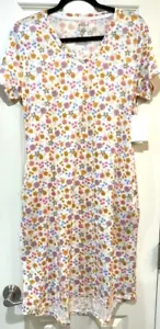 Roulelain Jaclyn New York Laurel Ditsy Floral Nachthemd Schlafkleid V-Ausschnitt NEU M - Bild 1 von 3