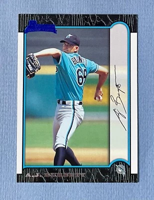 AJ Burnett 1999 Bowman #323 Rookie RC Marlins Pirates Yankees - Image 1 of 2