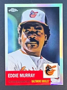 EDDIE MURRAY 2022 Topps Chrome Anniversary Refractor #138 Orioles HOF - Picture 1 of 2