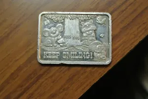 1977 Hamilton Mint Keep Smiling HAM-212 Ser #151 of 240 Silver Art Bar P1280 - Picture 1 of 4