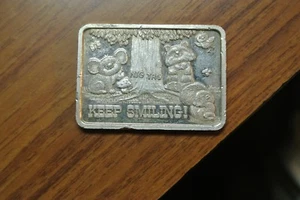 1977 Hamilton Mint Keep Smiling HAM-212 Ser #151 of 240 Silver Art Bar P1280 - Picture 1 of 4