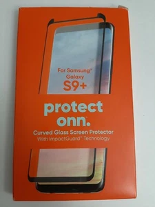 New Protect Onn Samsung S9 Curved Glass Screen Protector Factory Sealed - Picture 1 of 2