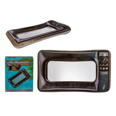 OOTB Luftmatratze Fernseher Retro Vintage Glotze TV Badematratze Strand ca. 150 cm