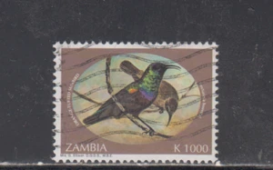 ZAMBIA : 1993 - USED - SCOTT # 636 BIRDS - Picture 1 of 1