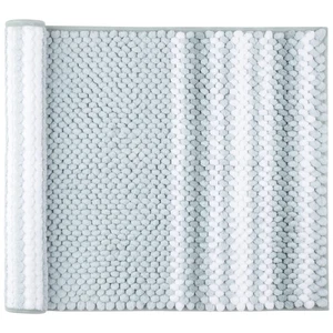 Chenille Bathroom Rug, Soft Fluffy Absorbent Bath Mat, Medium Pile Striped Ca... - Foto 1 di 8
