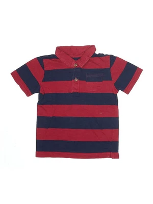 Polo rojo manga corta Spotted Zebra para niños 4T Foto 1 de 2