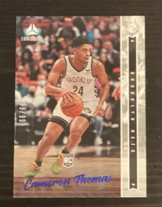 2021-22 Panini Chronicles Luminance CAMERON THOMAS Blue Rookie Card RC /99 #239 - Picture 1 of 2