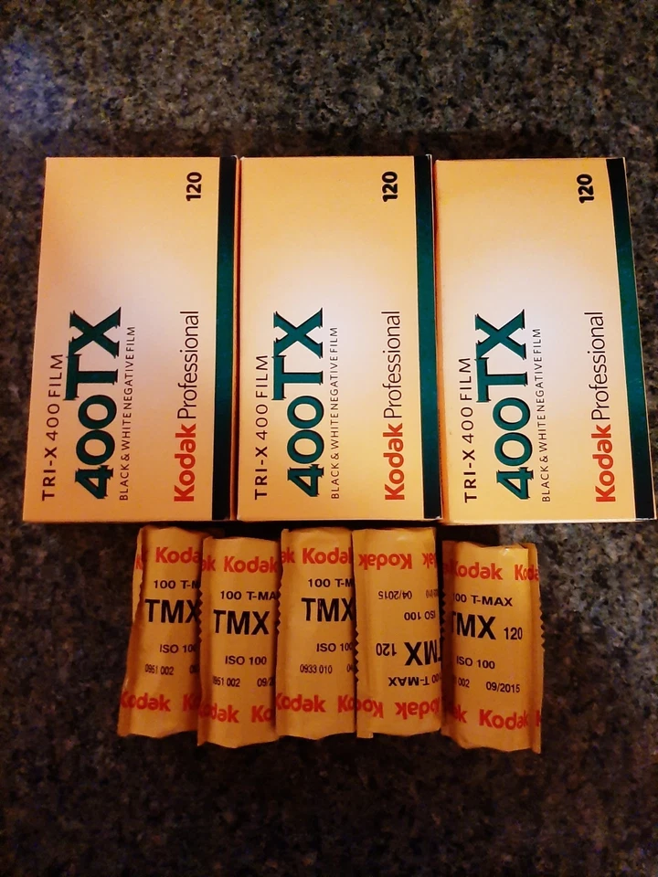 Лот 120 пленок Kodak Tri-X и TMAX 100 - Изображение 1 из 1