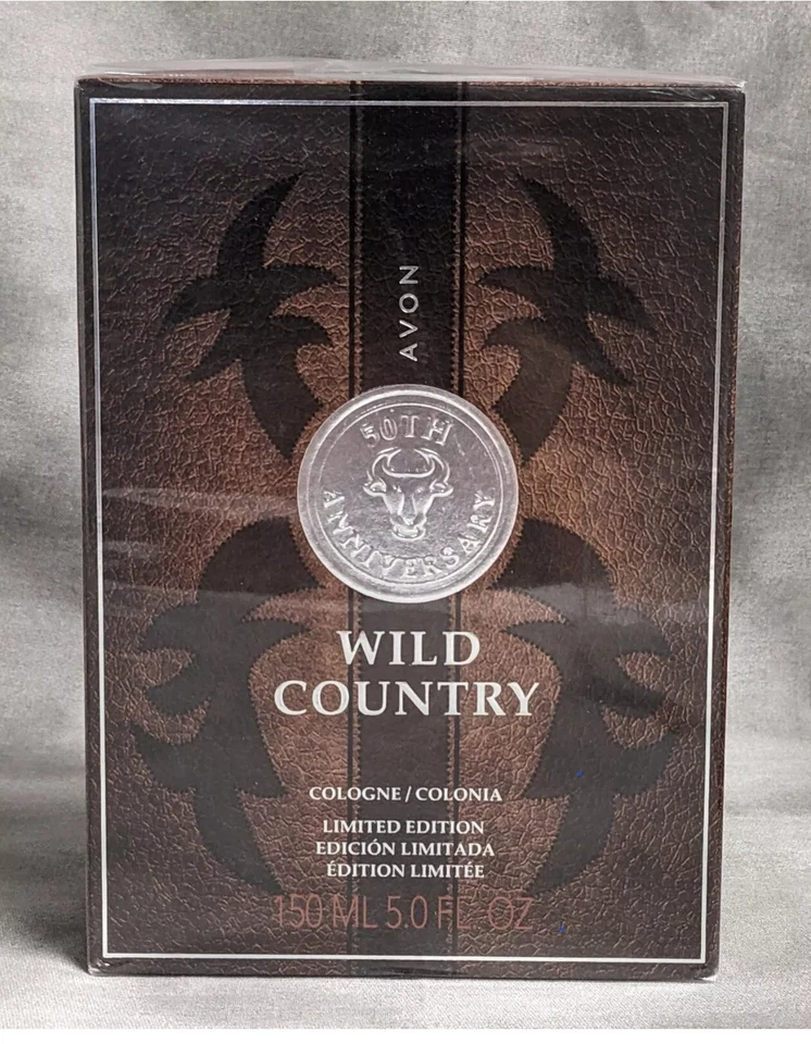 Avon Wild Country 古龙水原装玻璃靴带 1 除臭止汗剂  — 第 1/1 张图片