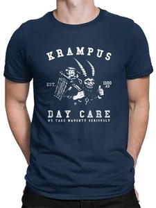 Camiseta para hombre Krampus Day Care Horror Holiday - Imagen 1 de 13