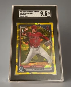 2024 Bowman Chrome Sapphire Joswa Lugo Bowman 1st Yellow /75 #BCP-237 | SGC 9.5 - Bild 1 von 3