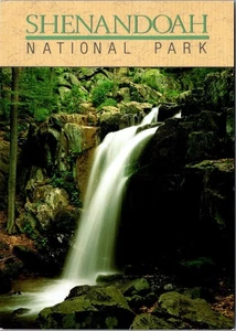 Postal de formación rocosa del Parque Nacional Shenandoah Cascada Doyles River Falls - Imagen 1 de 2