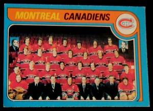 Foto del equipo O-Pee-Chee Montreal Canadiens/tarjeta de lista de verificación 252, 1979-80 - Dryden - Imagen 1 de 2