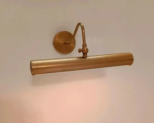 Moderne Malleuchte Messing Antik Bilder Wandleuchte massiv Messing - Bild 1 von 5