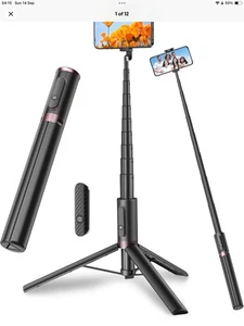 TONEOF 67" Selfie Stick Tripod, All-In-1 Phone Tripod Stand Video Kits with Inte - Picture 1 of 13