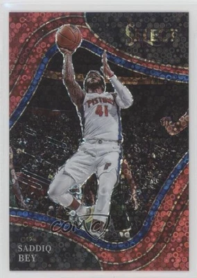 2021-22 Panini Select Courtside Red Disco Prizm /49 Saddiq Bey #213 - Image 1 of 2