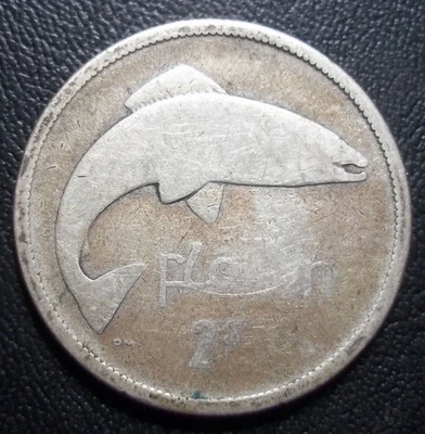 1 X 1933  - 2 SHILLING - FLORIN - .750 SILVER - LOW MINTAGE - 300,000 - Image 1 of 2