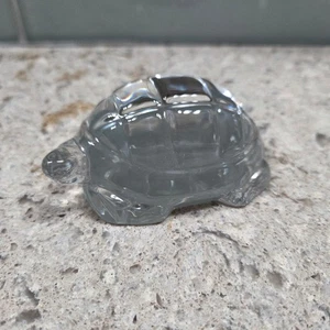 Statuina fermacarte vintage Baccarat Heritage cristallo tartaruga scultura - Foto 1 di 7