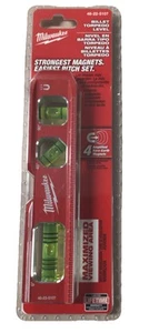 Milwaukee 48-22-5107 Durable Aluminum Standard 7" Compact Billet Torpedo Level - Picture 1 of 1
