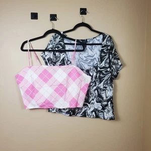 Rue 21+ Paquete de dos camisetas cortas talla 3X - Imagen 1 de 10