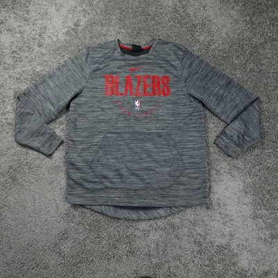 Suéter Portland Trail Blazers Para Hombres Grande Nike Dri Fit NBA Bolsillos Swoosh Centrales Foto 1 de 4