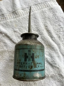 Bidone oliatore pubblicitario International Harvester Blue Hurst Motor Co. Longview TX - Foto 1 di 15