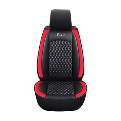 Car Seat Covers for Dodge Front Leather Protection Cushion Black Red CT0008 Foto 1 de 4
