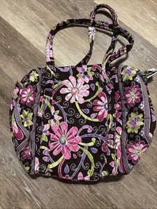 NEW Vera Bradley Purple Punch Small Duffel Bag - Picture 1 of 4