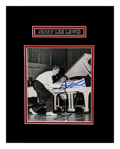 Jerry Lee Lewis Original Signed Photograph Matted & Framed Ready to Hang - Picture 1 of 3