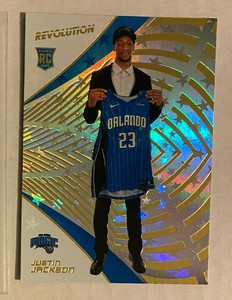 2018-19 Panini Revolution JUSTIN JACKSON Astro Parallel Rookie card MAGIC
