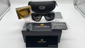 Switch Highlander Matte Black - Polarized Sunglasses - Magnetic Interchange Tech - Picture 1 of 12