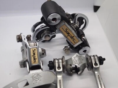 SIMPLEX Groupset - dérailleurs LJ1000, Super LJ, manettes, vélo vintage course - Photo 1/4