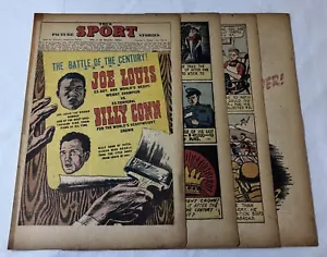 Historia de dibujos animados de ocho páginas 1946 ~ boxeo Joe Louis vs Billy Conn - Imagen 1 de 1