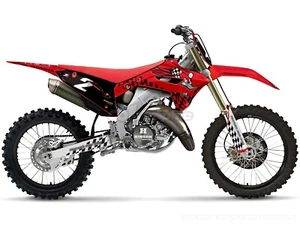 KIT COMPLETO CALCOMANÍAS GRÁFICAS PARA CR125 CR250 02-07 POLISPORT RESTYLE KITS 2022 - Imagen 1 de 1