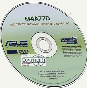 ASUS M4A77D MOTHERBOARD DRIVERS M2736 WIN 8 & 8.1 - Picture 1 of 1
