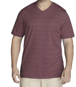 mens size 2XLT v-neck short sleeve t-shirt Van Heusen - Picture 1 of 5