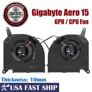 OEM CPU GPU Cooling Fan DC Brushless For Gigabyte Aero 15 15G 15P 17P Rx5G RP77 - Afbeelding 1 van 9