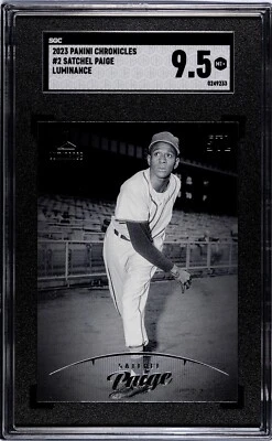 2023 Panini Chronicles #2 Satchel Paige Luminance SGC 9.5 MINT+ - Image 1 of 2