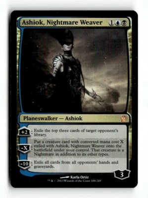 MTG | Ashiok, Nightmare Weaver | Theros | Foil | Moderately Played | English - Image 1 of 3