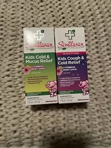 Similasan Day Nighttime Kids Cough & Cold Relief Plus Echinacea 4 fl oz EXP 4/26 - Picture 1 of 5