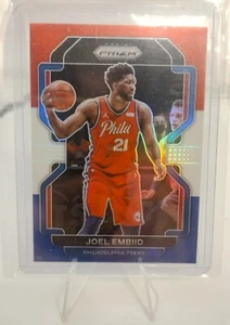 2021-2022 NBA JOEL EMBIID RED WHITE AND BLUE PRIZM 👉COLOR MATCH 👈 76ers Star ⭐ - Picture 1 of 2
