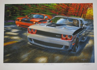 DODGE CHALLENGER SCAT PACK ART 2021 2022 2023 2010 SRT 392 T/A MOPAR LAST CALL - Image 1 of 4