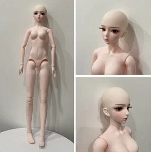 62 cm Höhe nackte Mädchenpuppen 1/3 BJD Puppe mit Handbemalung Make-up ohne Outfits - Bild 1 von 11