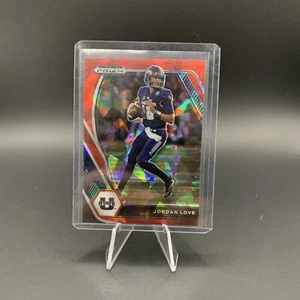 Jordan Love 2021 Panini Prizm Red Rookie #33 Cracked Ice - Bild 1 von 2