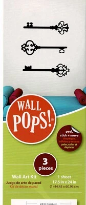 Keys to My Heart — 3 штуки — Peel and Stick — Wallpops — WPK96850 - Изображение 1 из 2