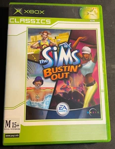 THE SIMS BUSTIN' OUT - EA GAMES PAL MICROSFT XBOX ORIGINAL + MANUAL INCLUDED - Picture 1 of 3